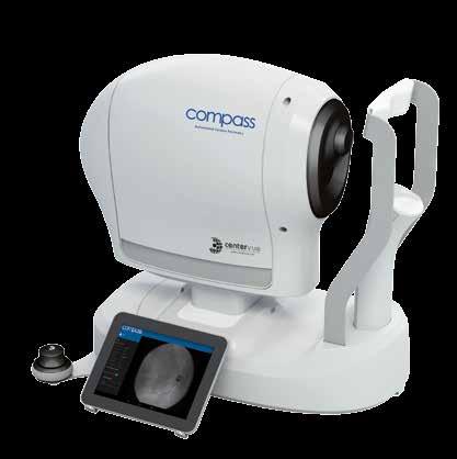 COMPASS The evolution of fundus perimetry Retinal eye tracking Retinal tracker technology enables the Compass to automatically adjust stimuli projection to the patient s current eye position.