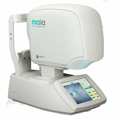 Advanced fixation analysis The MAIA provides accurate and objective information regarding retinal location and the stability of a patient s fixation.
