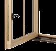Spring-loaded units pull down from the top and lock into place at the sill.