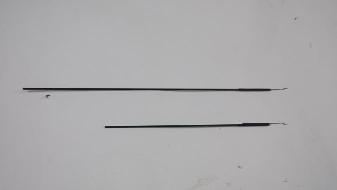 tubing, two long fiberglass