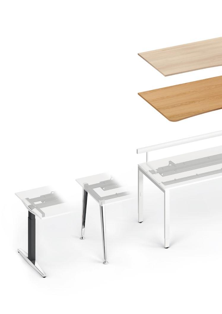The best table? One that exactly meets your needs! One table system endless configuration possibilities.