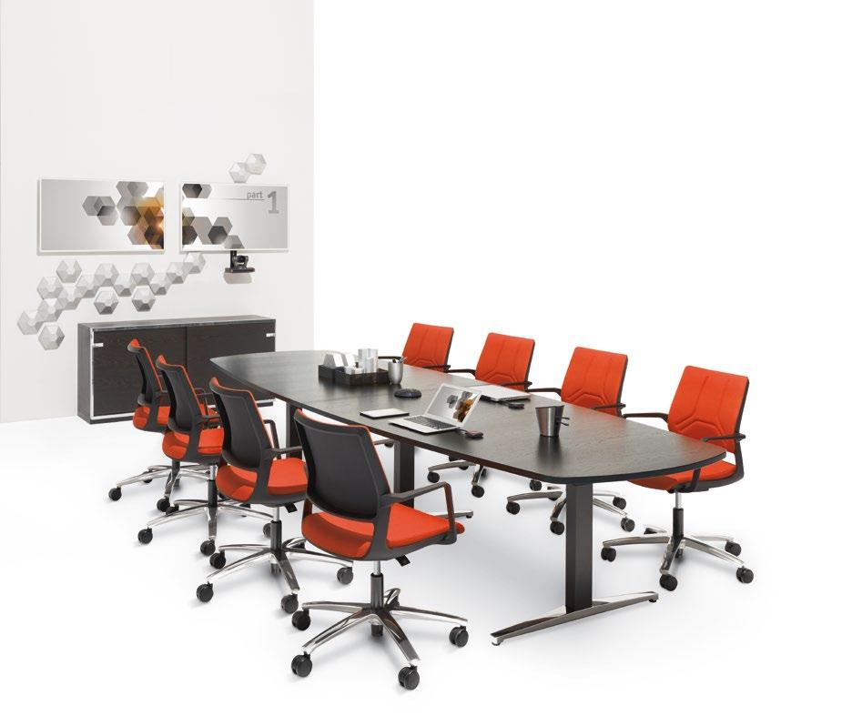 attention T high conference: for meetings at the highest level sitting and standing.