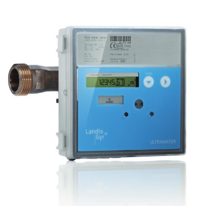 W550 ULTRAWATER - the next step toward the future The easy-to-retrofit communication facility permits the integration of smart metering systems, from straightforward mobile data acquisition to