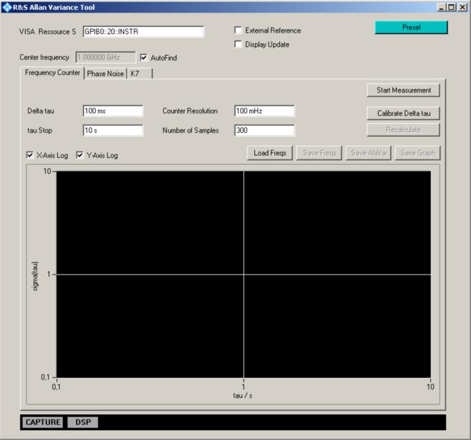 Figure 6 Program at startup General section The common section of the program allows to setup communication parameters of the analyzer in use.