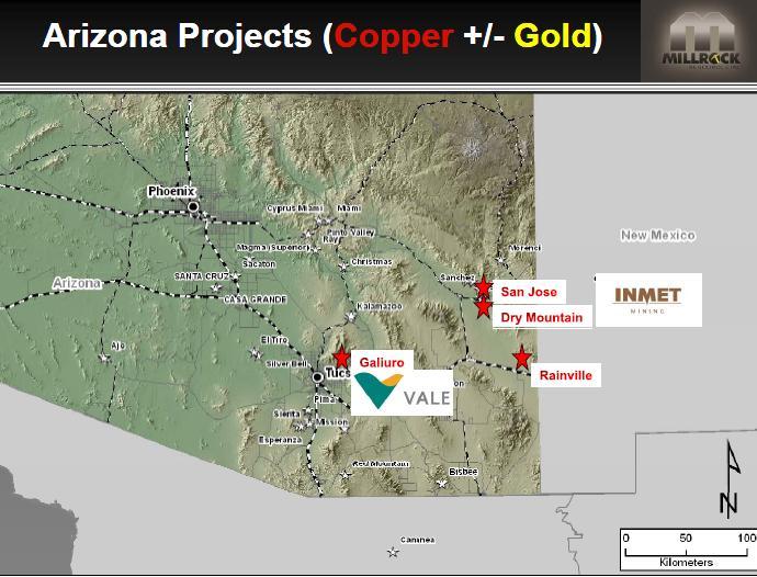 Map 2 The map below highlights the Company s properties in Arizona and respective joint venture partners. Source: Company 2.