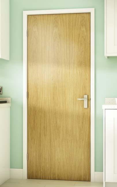 Walnut Veneer Oak Foil Flush Traditional Walnut veneers provide a quality and individual appearance. Foil doors offer a consistent colour, shade and finish.