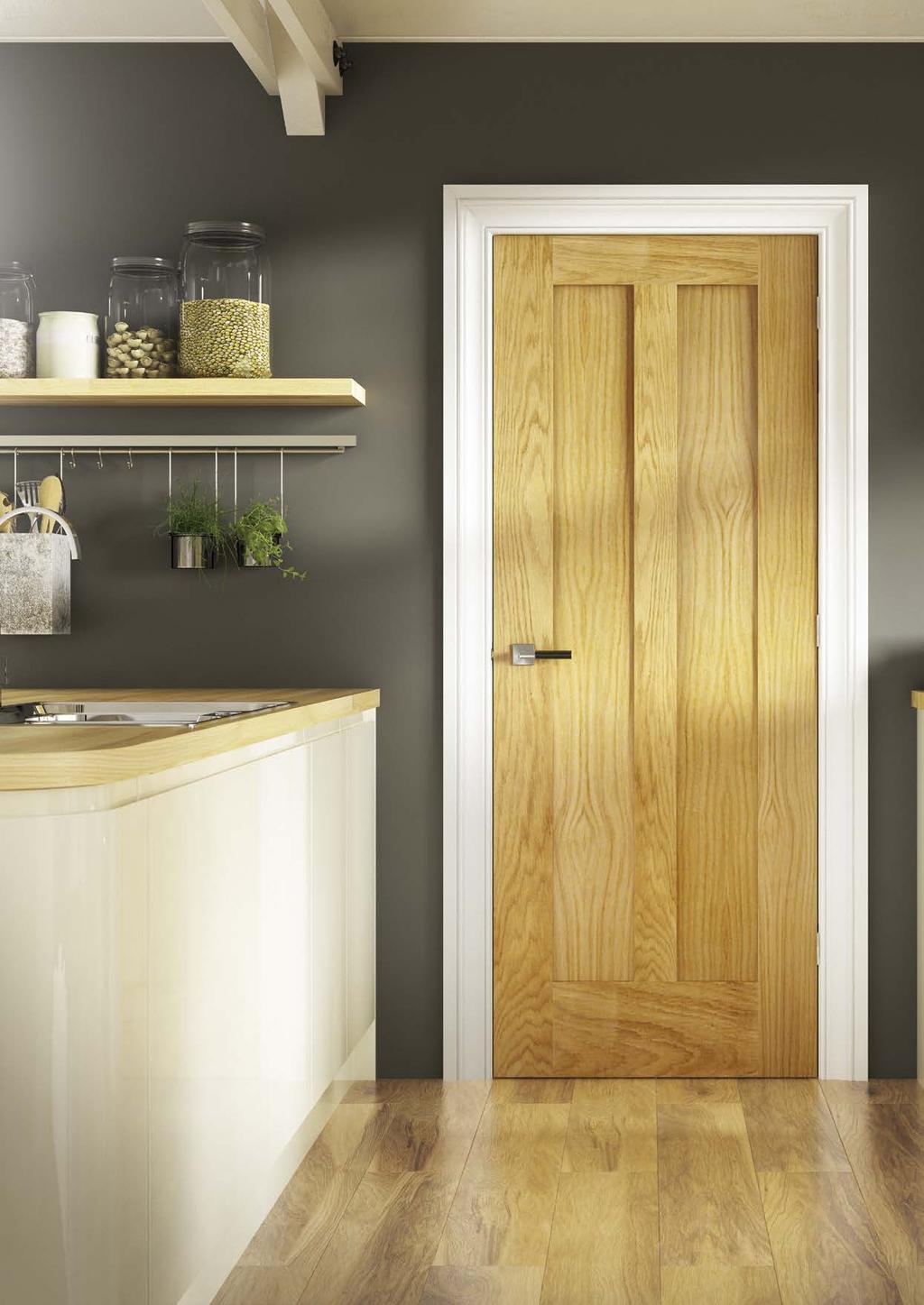 Oak Veneer Shaker 4 Light This room divider offers a contemporary alternative to standard interior door options and uninterrupted flooring from room to room. Clear toughened glass.