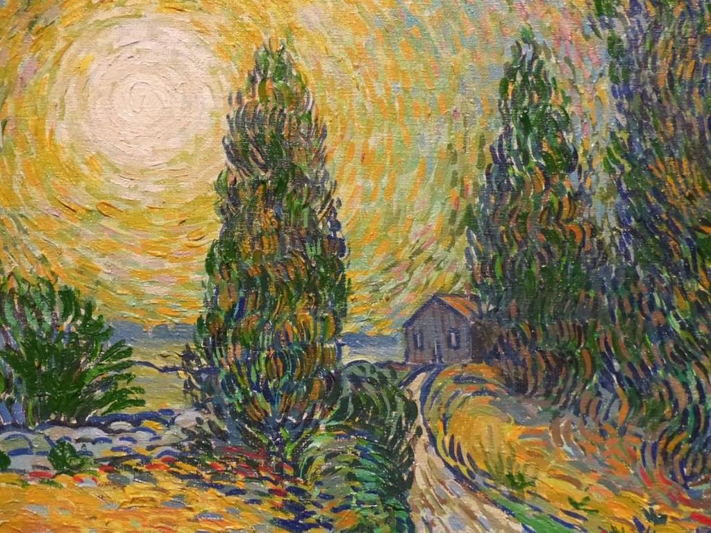 Vincent Van Gogh John Myatt An original painting done that has many of the