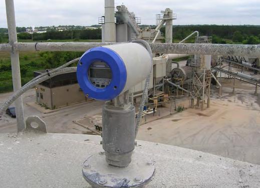 Continuous level sensors in action One example of a continuous level sensor application is a concrete batch plant located in North America.