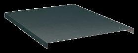 galvanised steel cover with oil-resistant rubber finish FOR WORKSTATIONS with wood worktop ORD. NO. F BL 2430 00 07 rubber-coated steel cover dim.