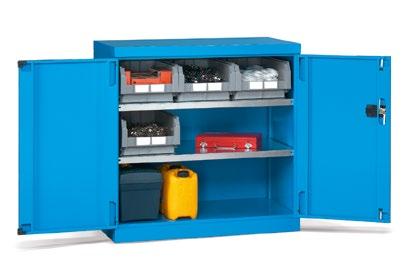 mm 1023 555 1000 h, cabinet with 2 shelves depth 500 mm (100 kg)