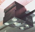 Replaceable Blade Cut-off Head Use with HSS or carbide tipped T blades Accepts 0.04 to 0.125 wide blades. 5/8 to 11/16 high Position on far side of table to conserve space.