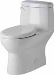 PAGE 108-4 2018 HE-20-601 HE-20-601 PeeWee 1.28 gpf 10" R.I. 2-Piece Round Front Children's Toilet 2 Piece Toilet with glazed trapway 10-1/4" height Single flush 1.28 gpf (4.