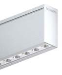 Ideal for open space offices or corridor wall lighting in hospitals for example.