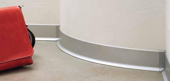 CONTENTS CONSTRUCT SKIRTING SYSTEMS CONSTRUCT Square Aluminium skirting in one piece with a square