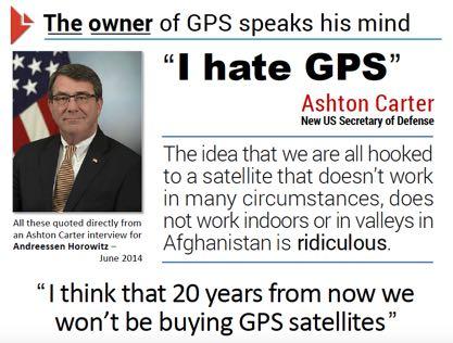 .. GPS is like Swiss