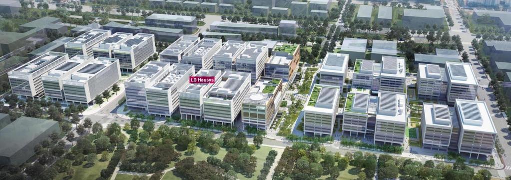 LG begins construction of LG Science Park, Korea s largest convergence research complex, in Magok The construction of LG Science Park, the convergence research complex into where LG Hausys is