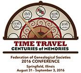 28-30 Oct 2016 - Texas State Genealogical Society Family History Conference. Dallas, TX. Contact Information: Dallas Genealogical Society P.O. Box 12446, Dallas, TX, 75225-0446 1-866-YOU2DGS (866-968-2347) info@dallasgenealogy.