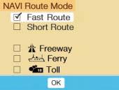 Calculatng a route Frst select the calculaton mode and then calculate your route. 1 The lst Last destnatons... wll appear.