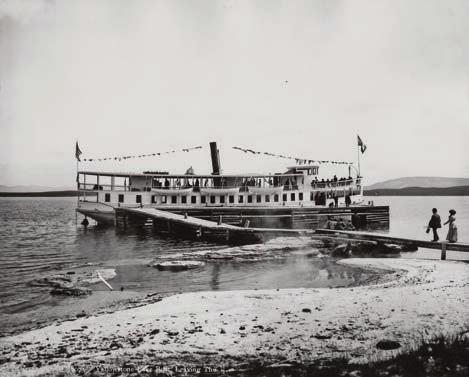 4 Introduction FIGURES 1.4, 1.5, 1.6. The West Thumb dock site on Yellowstone Lake, photographed in 1907, 1988, and 2008. businesses.