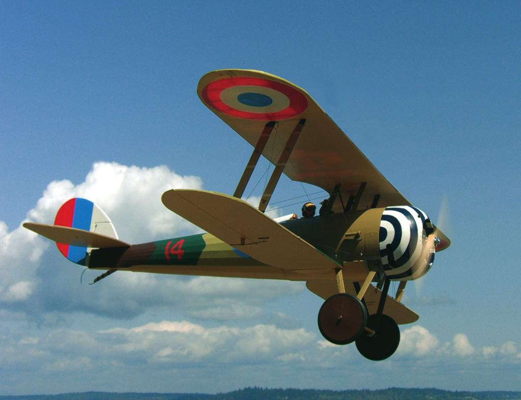 NIEUPORT 28 53 1/6 SCALE R/C SCALE MODEL INSTRUCTIONS Designed by M.K.