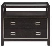 DECORAGE INDEX 380-229 NIGHTSTAND W 34 D 19 H 30-1/8 in. W 86.36 D 48.26 H 76.52 cm. Ash solids and quartered white oak veneers.