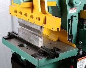 Bending attachments come in 18",24",36" versions and a 24" Press Brake tool holder that are mounted parallel to the beam
