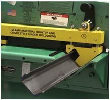 Does not include punch or die* CHANNEL PROCESSING ATTACHMENTS On the punch end of the machine we offer an adjustable