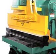 angle knives and angle block and allows you to shear channel with no slug loss in the angle section of the