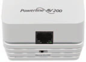 Hardvérové prvky Adaptér Powerline AV 200 (XAV1301) LED indikátor napájania LED indikátor ethernetu LED indikátor Powerline Rozširovač dosahu WiFi Powerline 200 (XAVN2001) LED LED indikátor indikátor