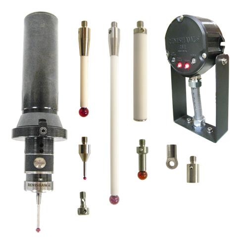 Wireless Probing System for Automatic Centering and Measuring 650-3-59X Renishaw Wireless Radio Probing System Including a selection of (6) probes/stylus and Software for (1)