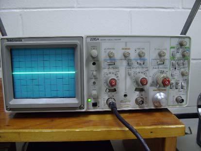 Turn on the function generator.