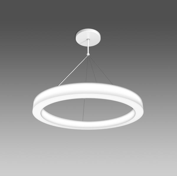Novato Ring - Pendant AIP11848 Job Name: Type: PROJECT DETAILS Notes: DESCRIPTION A cornerstone of our luminous forms collection, Novato Ring is renowned for its even, three-sided illumination,