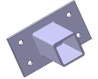 square hollow section as shown below.
