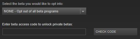 Betas: Switchable Steam branch Standard Steam feature User selects beta Can be behind password Hackers