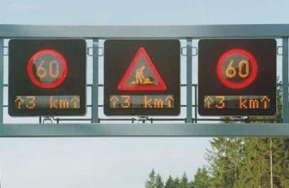 3. Variable traffic sign system Linear traffic control Optimal traffic