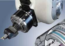 extended safety in the working area through unmanned operation Option turning/milling spindle
