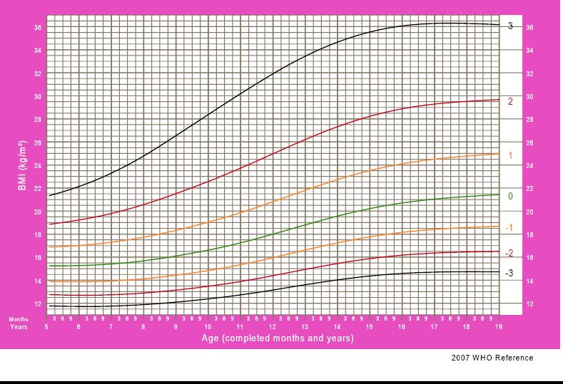 Ani / luni BMI scor Z (DS) la fete Vârsta (se completează anii şi luni) După