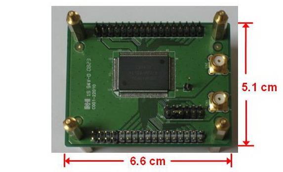 1 The test chip photograph of the