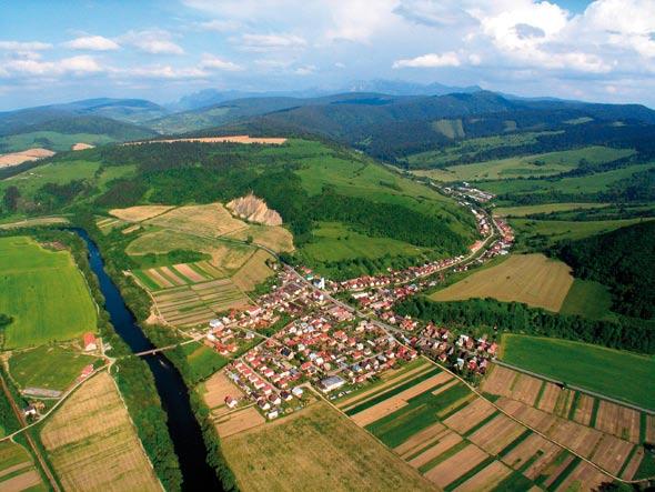 Trstená in the Orava region in the north of central