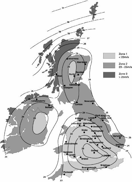 UK Map of Three
