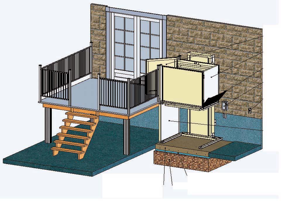 8 Figure 5 illustrates the site construction details for a typical outdoor application.