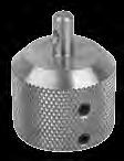 Thread adapter Reducer for mounting articulated clamping arms. Width across flats 3 mm. Stainless steel. M.