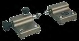 Clamping elements Tailstock, small Pair of tailstocks for mounting on Tslot with one fixed and one