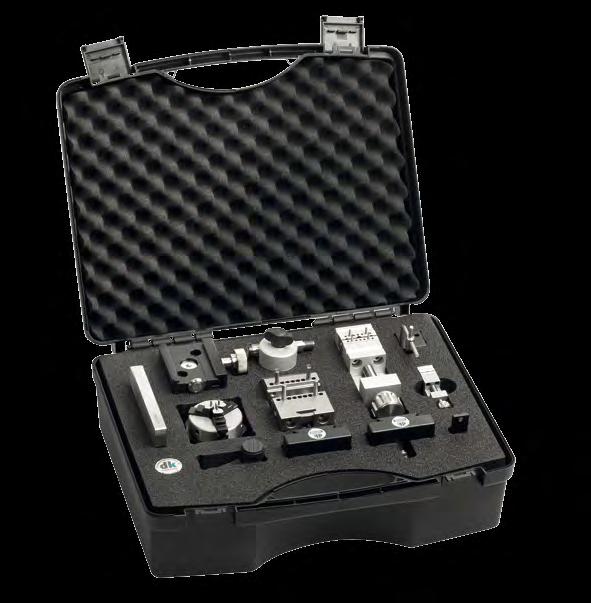Sets Universal clamping sets Clamping set for quick and flexible clamping of round and cubic workpieces, such as plastic, punched and turned parts.