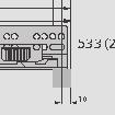 box length will correspond. Frameless Width Depth Face Frame Width Depth Height Height min. 266 ( 15/32 ) 229 (9 ) min. 327 (12 7/8 ) 305 (12 ) min. 403 (15 7/8 ) 381 (15 ) min. 479 (18 27/32 ) min.