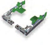 locking device Integrated 3-dimensional adjustment for alignment Height adjustment + 3.5 mm Side adjustment ± 1.5 mm Tilt adjustment + 4.0 mm 88 lbs.