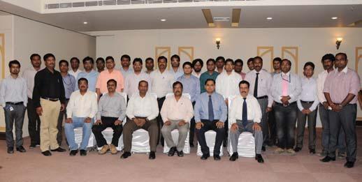 Mathivanan, Mukesh Kumar Singh, Sudheesh Kumar Programme on Design Concepts for Site Execution in Water Supply Projects held at Hyderabad on April 18, 2014. Participants: 20; Faculty (Int): M/s. P. Simeshwaran Pillai, V.