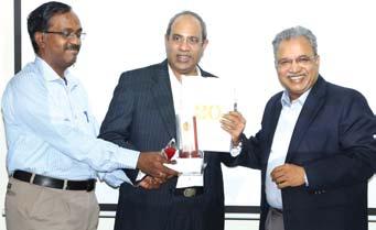 Sivasankaran K, Senior Manager (Civil), Pudukkottai Site, Chennai receives