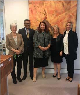 Other high-level meetings in Canberra included the Territories Minister Sussan Ley and the Environment Minister Melissa Price where Parks and waste management on Christmas and Cocos were discussed.